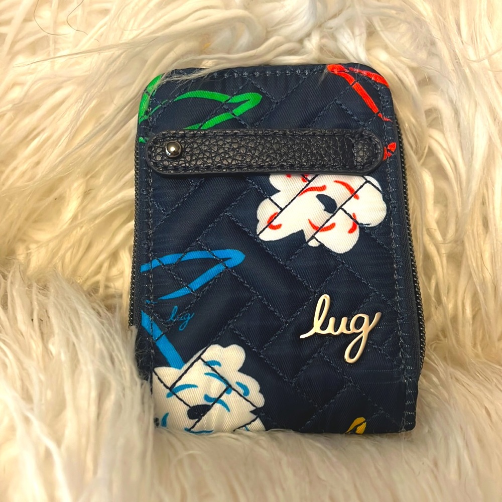 Lug Flurry RFID Wallet in Bright Floral